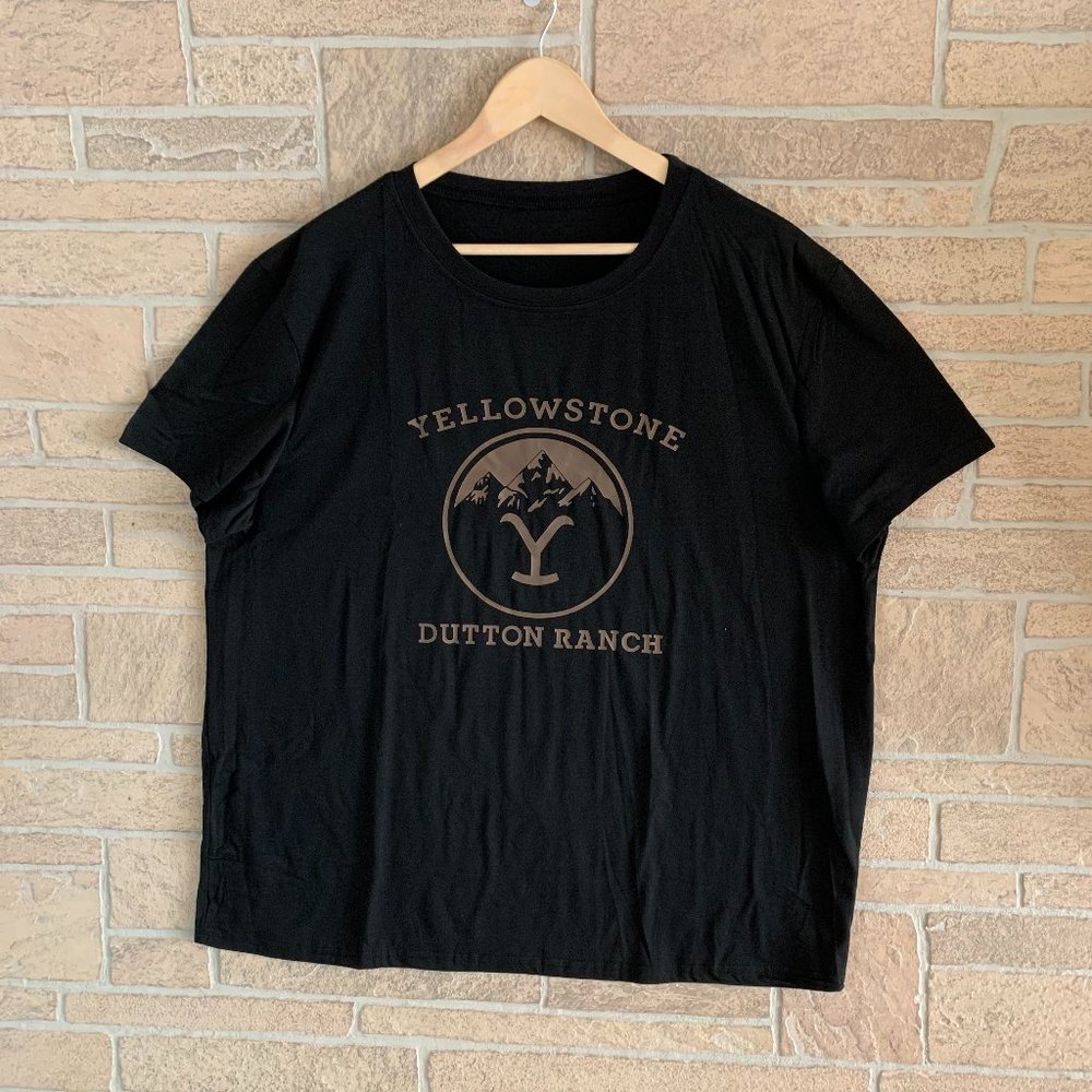 Yellowstone TV Show Black Brown Soft T Shirt 2XL